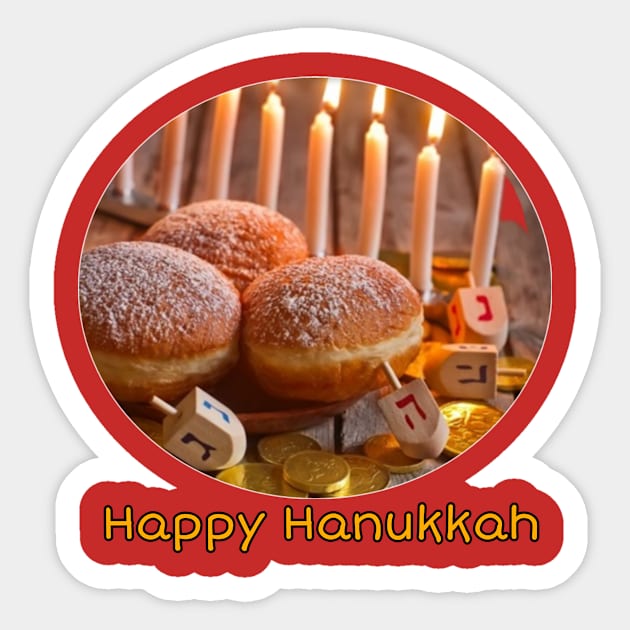 Happy hanukkah Sticker by teedesign20